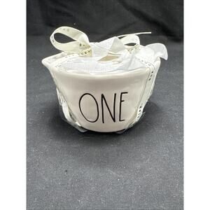 Rae Dun Nesting Stacking Measuring Cups White Farmhouse Cottage NWT